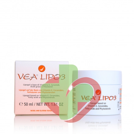 VEA Linea Pelli Sensibili Lipo3 Vitamina E Lipogel Idratante Rigenerante 50 ml