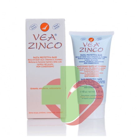 VEA Linea Pelli Sensibili Zinco Pasta Protettiva Lenitiva Emolliente 40 ml