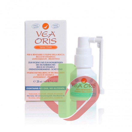 VEA Linea Pelli Sensibili Oris Spray Protettivo Antiossidante Mucosa Orale 20 ml
