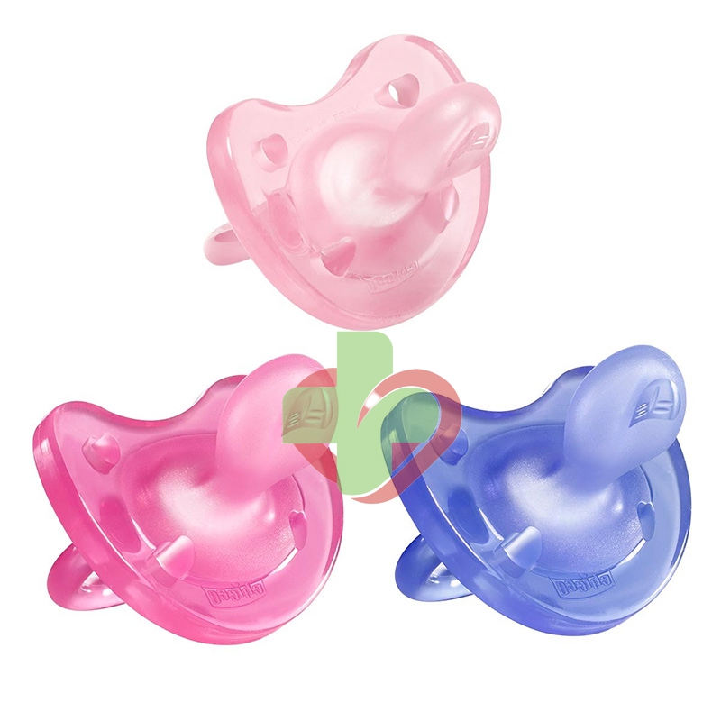 Chicco Linea Allattamento Gommotto Colorato in Silicone 6-12 Mesi
