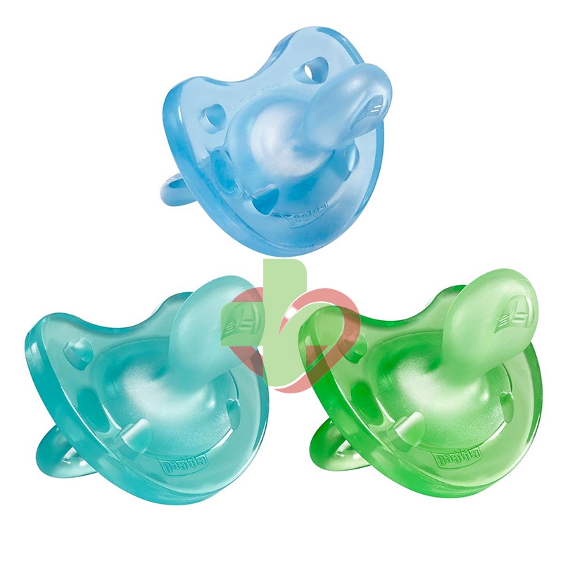 Chicco Linea Allattamento Gommotto Colorato in Silicone 6-12 Mesi
