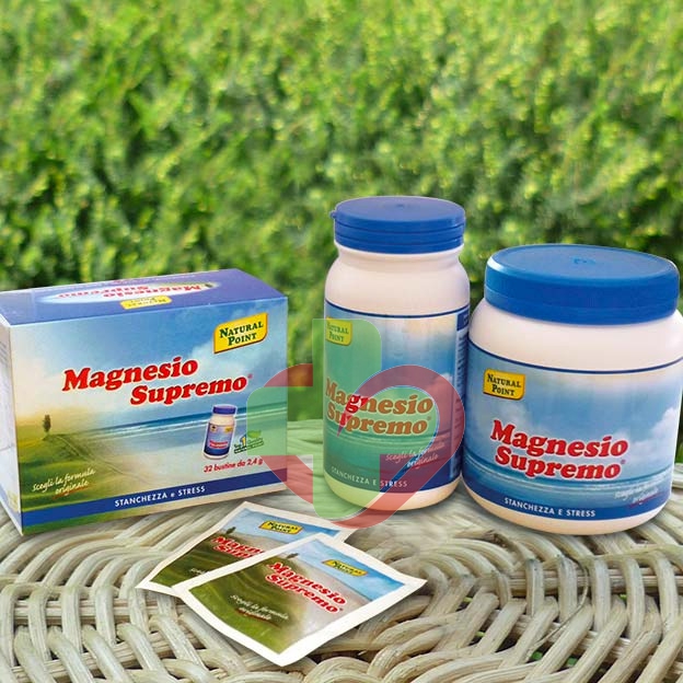 Natural Point Linea Vitamine Minerali Magnesio Supremo Integratore 32 Buste