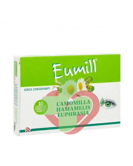 Recordati Linea Benessere Occhi Eumill Gocce Oculari 10 Flaconcini Monodose