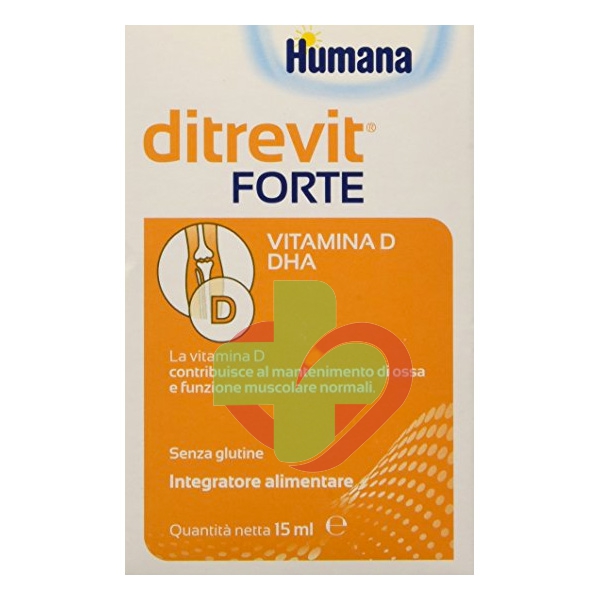 Humana Linea Apparato Osseo Ditrevit Forte Integratore Alimentare Gocce 15 ml