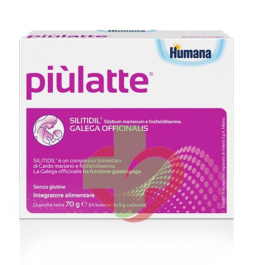Humana Linea Gravidanza e Allattamento Pi Latte Integratore Alimentare 14 Buste