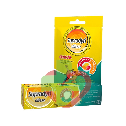 Supradyn Linea Vitamine e Minerali Difese Junior Integratore 25 Caramelle Gommos