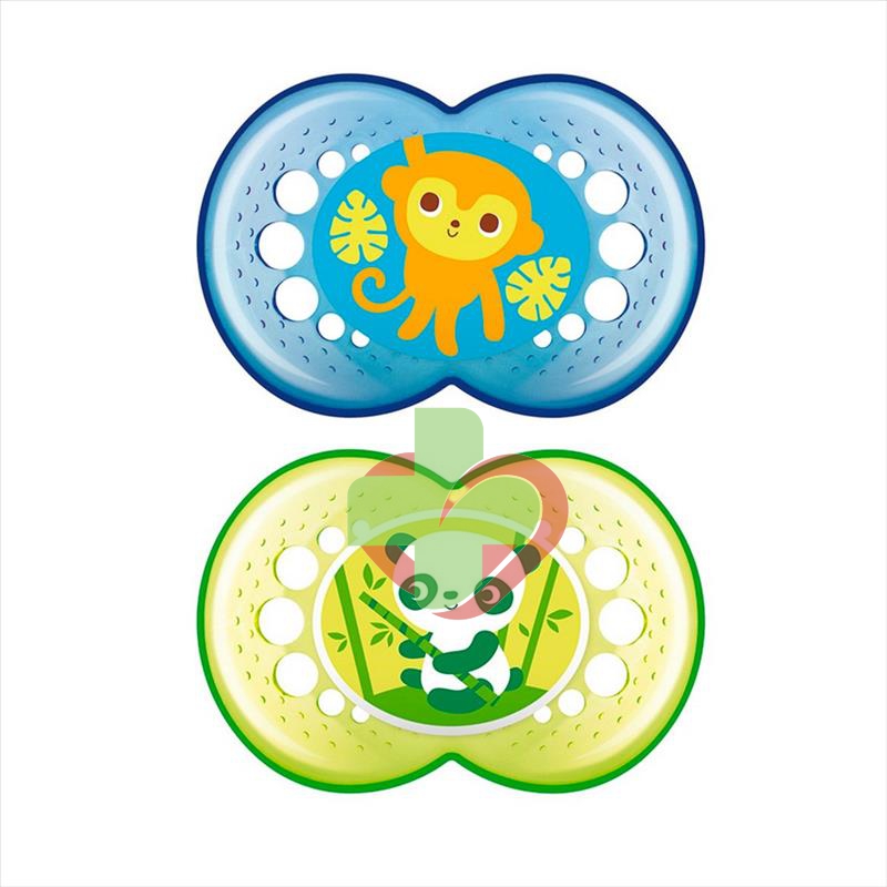 MAM Linea Benessere Bambini Original Jungle Succhietto Silicone 6+ Mesi