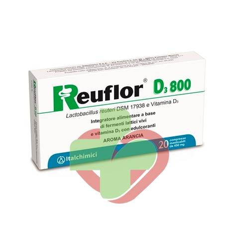 Italchimici Linea Intestino Sano Reuflor D3 800 Integratore 20 Compresse
