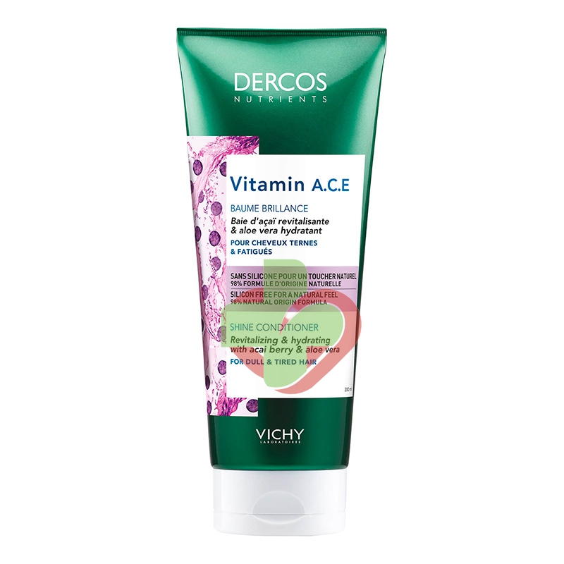 Vichy Dercos Detox Nutrients Balsamo Illuminante Vitamine A C E 200 ml