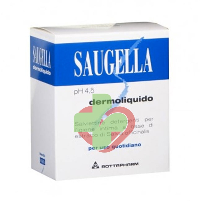 Saugella Linea Classica Blu Detergente Intimo Delicato 10 Salviettine Morbide