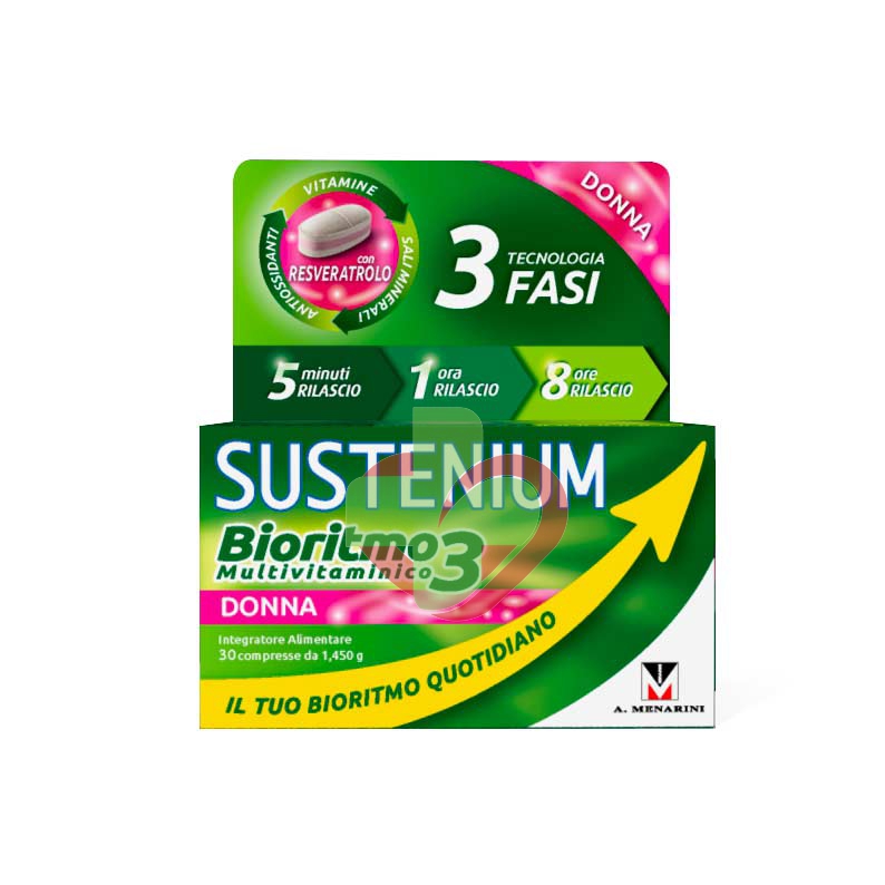 Menarini Linea Sustenium Bioritmo3 Integratore Multivitaminico Donna 30 Compress
