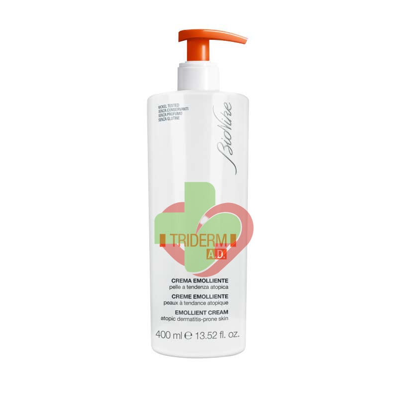 BioNike Linea Triderm Pelli Sensibili AD Crema Emolliente Idratante Corpo 400 ml