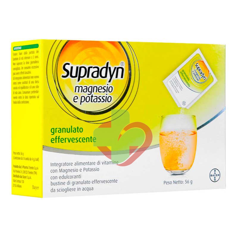 Supradyn Linea Vitamine Minerali Magnesio Potassio Integratore Granulato 24Buste