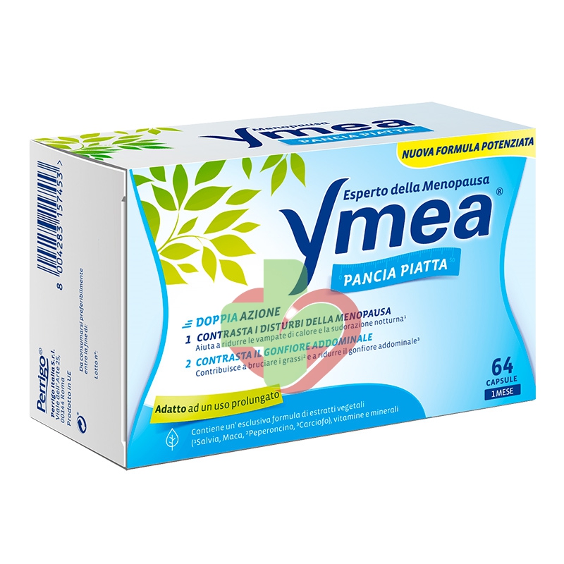 Perrigo Linea Menopausa Ymea Pancia Piatta Integratore Alimentare 64 Capsule