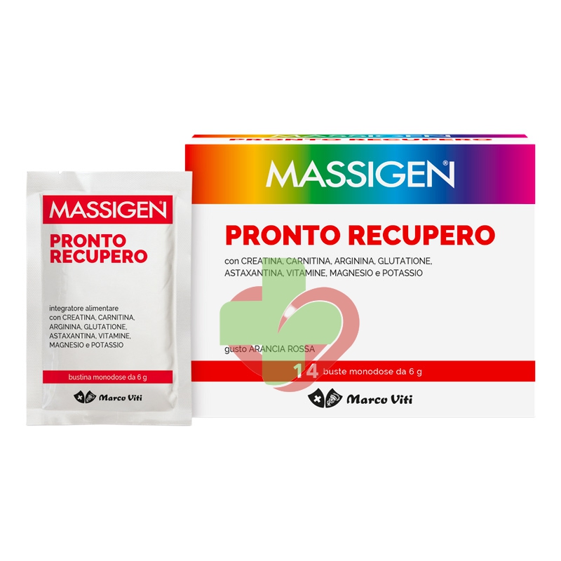 Massigen Linea Benessere Energia Pronto Recupero Integratore Alimentare 18 Buste