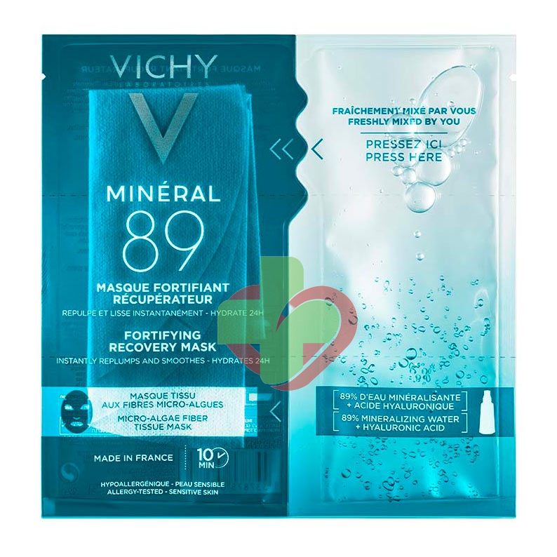 Vichy Linea Mineral 89 Tissue Maschera Rigenerante Protettiva Idratante 29 g
