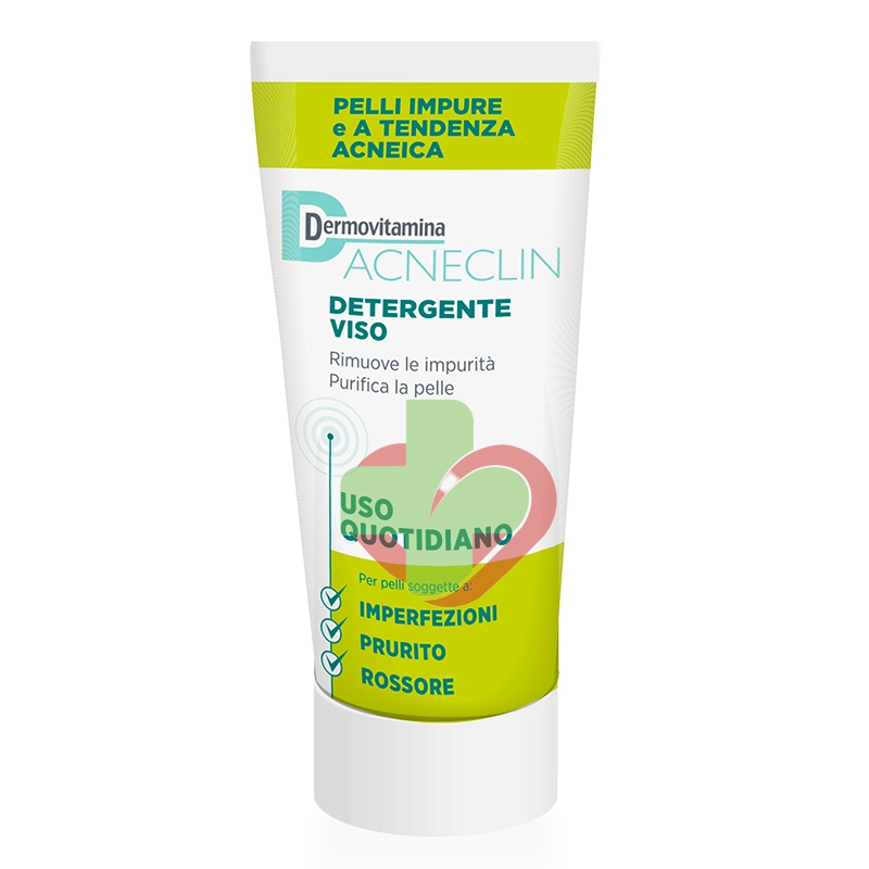 Dermovitamina Linea Acneclin Purificante Riequilibrante Detergente Viso 200 ml