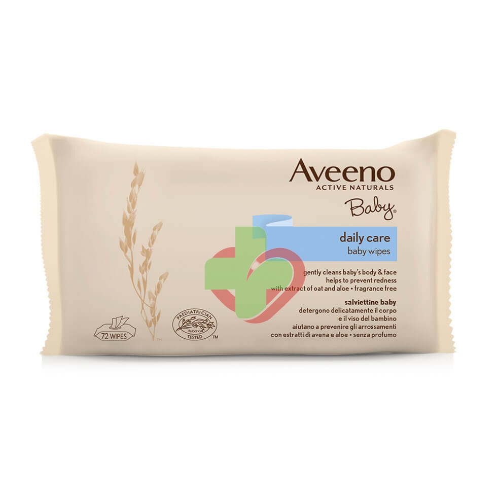 Aveeno Linea Baby Daily Care Salviettine 72 pezzi