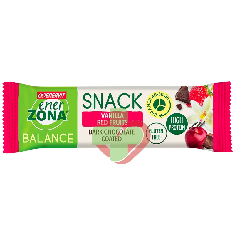 EnerZona Linea Snack e Spuntini Snack Balance Vanilla Red Fruits 33 g