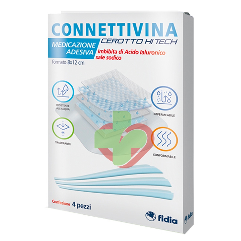 Fidia Linea Dispositivi Medici Connettivina Cerotto HI Tech 8x12 cm