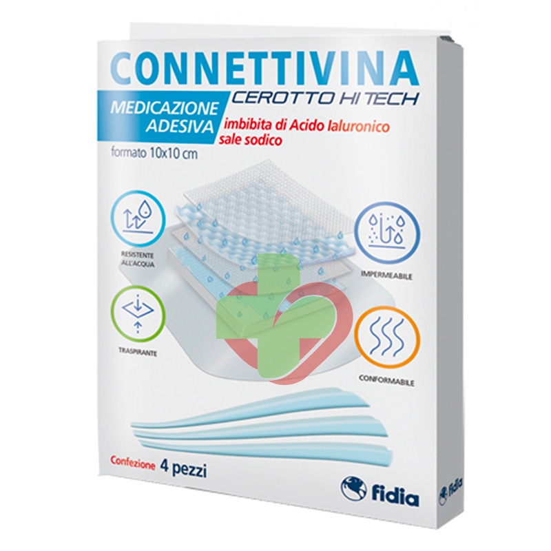 Fidia Linea Dispositivi Medici Connettivina Cerotto HI Tech 10x10 cm