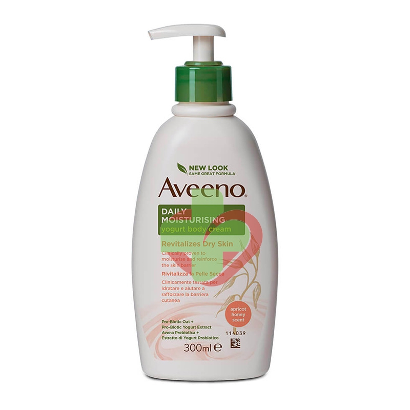 Aveeno Linea Corpo Daily Moisturising Crema Idratante Corpo allo Yogurt 300 ml