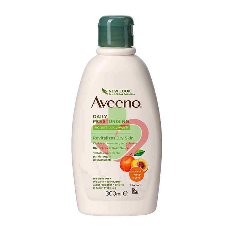 Aveeno Linea Corpo Daily Moisturising Bagno Doccia allo Yogurt 300 ml